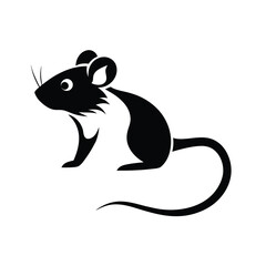 Logo of Mouse Rat Icon Vector Silhouette Modern Trendy