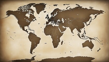 Mapping the World: A Vintage Journey through Continents
