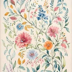 background with flowers