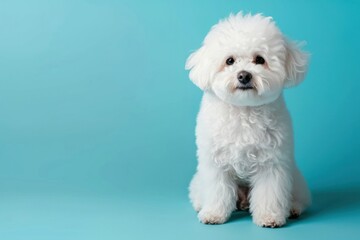 Obraz premium Bichon frise dog mammal animal puppy.
