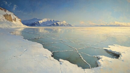 Cracked Silence, Frozen lakes