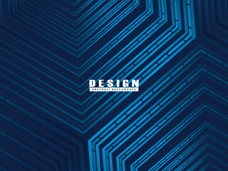 Premium background with diagonal dark blue stripes pattern. Vector horizontal template for digital luxury business banner, formal invitation, luxury voucher, gift certificate, etc.