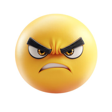 recommend clip art: Angry emoji face,3d render,3D yellow angry emoji face,Angry smiley emoji face,angry face emoji in 3D illustration,A yellow smiley face with an angry expression set,emoji icon,Angry face emoji emoticon