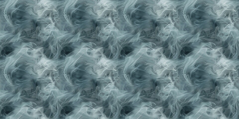 Swirling smoky fog texture with a mysterious, ethereal effect. Seamless texture background. Pattern design