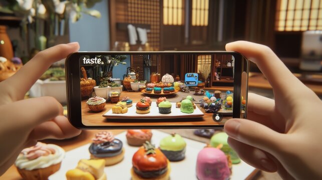 Virtual treats collecting game with culturally diverse victory rewards