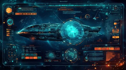 Obraz premium Navigationbased gambling game with ancient and futuristic theme