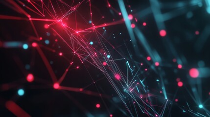 Abstract Lines and Dots in Digital Space