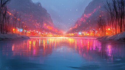 Frozen Reflections, Frozen lakes