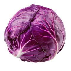 Obraz premium Vibrant Purple Cabbage Closeup Texture