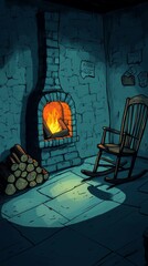 Quiet Evening, Cozy fireplaces