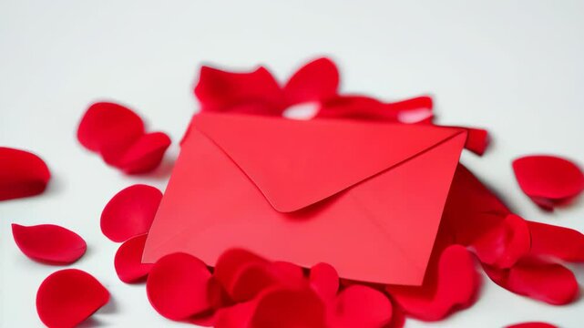 Red Envelope on Petals