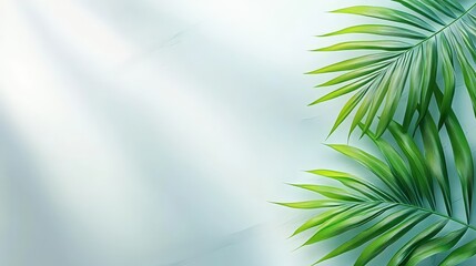 Obraz premium A leafy green plant with a white background