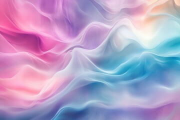 Obraz premium Ethereal Swirls of Color A Dreamy Abstract Background of Soft Pastels and Flowing Textures