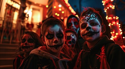 Scene is festive and playful