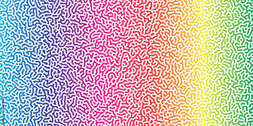 Poster gradient noise line abstract spread geometric background. monochrome turing reaction background. abs