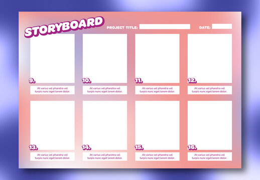 Pink Storyboard