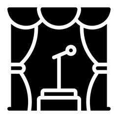 stage glyph icon