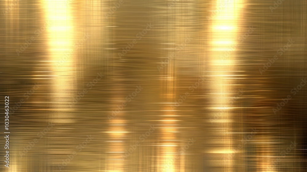 Sticker Golden Metal Texture Background