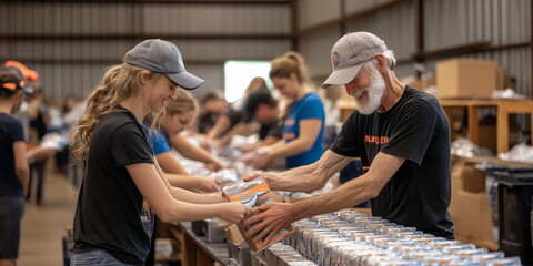 Food rations, food aid,emergency food assistance. 