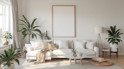 Modern living-room interior. 