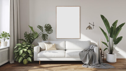Modern living-room interior. 
