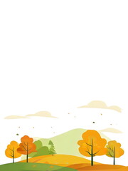 Autumn background for poster