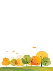 Autumn background for poster