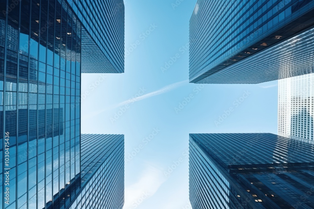 Poster office building architecture backgrounds.