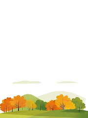 Autumn background for poster