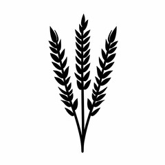 Barley icon on white background. illustration.