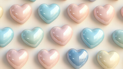 Obraz premium background with hearts