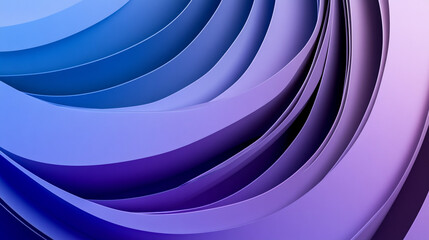 Abstract Purple and Blue Curved Lines Background