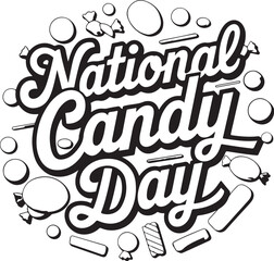 National candy  day , T -shirt design