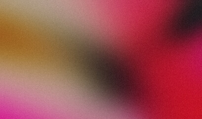 Vibrant colors grainy gradient background, magenta red orange abstract noise texture backdrop design with glowing colors flow shaped, bright, noise effect, copy space.