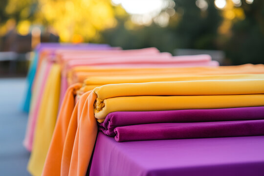 A charitable event where guests make no-sew fleece blankets to donate to local shelters or hospitals, combining creativity and community service. 