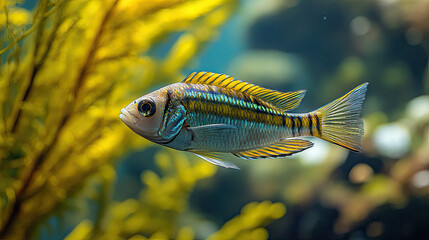 Photo of Serranus Scriba over Posidonia