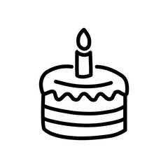 Cake Icon Vector