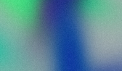 Vibrant colors grainy gradient background, green blue gray abstract noise texture backdrop design with glowing colors flow shaped, bright, noise effect, copy space.