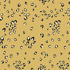 Abstract modern leopard seamless pattern. Animals trendy background. Color decorative vector stock illustration for print, card, postcard, fabric, textile. Modern ornament of stylized skin