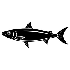 sardine fish on a white background