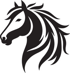 horse head silhouette