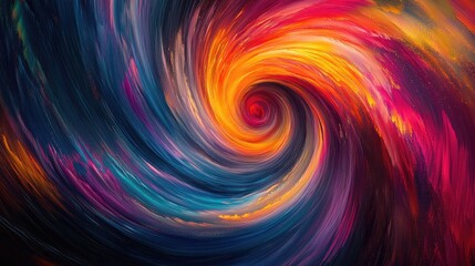 Abstract image representing the flow of life, with swirling patterns and vivid colors symbolizing change, growth, and human evolution