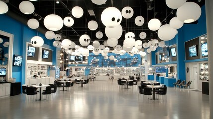 Halloween art gallery event in New York City eerie hors doeuvres like eyeball crostini