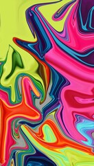 Obraz premium abstract colorful liquid background