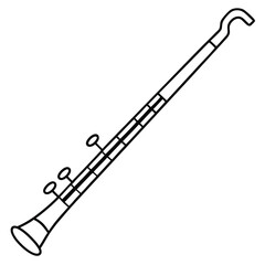 Bassoon Vector Illustration