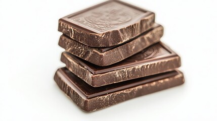 Fake chocolate money used for a traditional Dutch holiday, isolated on white