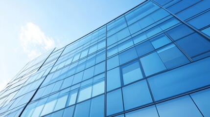 Modern Glass Building.