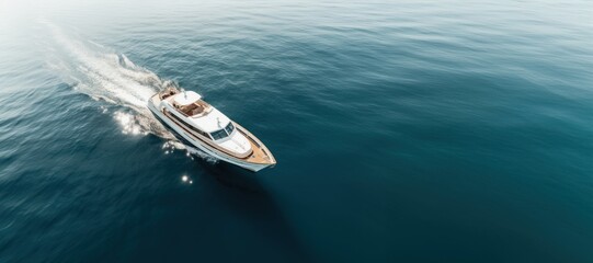 Fototapeta premium Boat vehicle cruise yacht.