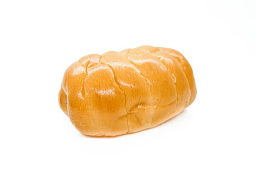 Bread isolated on white background. Banana bread
