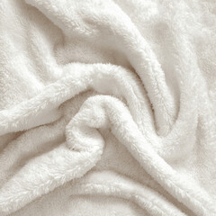 white cotton fabric towel texture background